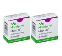 Mepitac® - Fixation douce 2 cm x 3 m Pansement(S) 2x1 pc(s)
