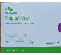 Mepitel One Lot de 10 pansements en silicone 5 x 7,5 cm