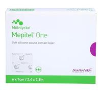 Mepitel One Safetac Lot de 5 pansements 6 x 7 cm