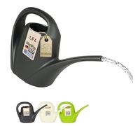 MePla Arrosoir de 1,5 l d'intérieur - Anthracite - Résistant aux intempéries - En plastique résistant aux UV