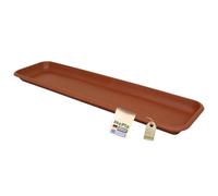 MePla Dessous De Balcon Standard Longueur 58 CM, Largeur 15,8 CM, Terra, Résistant aux Intempéries De Résistant Aux UV Plastique