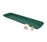 MePla Dessous De Balcon Standard Longueur 58 CM, Largeur 15,8 CM, Vert, Résistant aux Intempéries De Résistant Aux UV Plastique