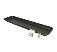 MePla Dessous de Verre Balcony Standard Longueur 58 CM, Largeur 15,8 CM, Braun, Imperméable en Résistant Aux UV Plastique