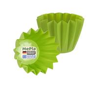 MePla - Lot de 10 pots Adonis ø14 cm - Vert clair - Incassables, résistants aux UV et aux intempéries - Pot de fleurs fabriqué en Allemagne pour l'intérieur et l'extérieur
