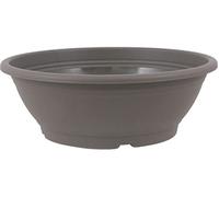 MePla Pot de Fleurs avec Bodenloch ø20 CM, Taupe, Résistant aux Intempéries De Résistant Aux UV Plastique