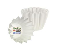 MePla Set Cache-pot Adonis Étoile Mat, Plastique, Blanc/Vert/Jaune/Orange