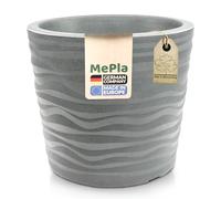 MePla Trento Pot de fleurs rond résistant aux intempéries et aux UV