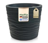 MePla Trento Pot de fleurs rond résistant aux intempéries et aux UV