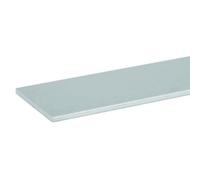 Méplat aluminium - largeur 15 mm - satiné argent - 4 m DUVAL