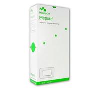 Mepore 9x20cm, Pansements adhésifs en tissu non tissé, dos semi-perméable, stérile, 30-pack