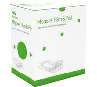 Mepore Film & Pad Film Absorbant Auto-Adhésif Transparent 5x7cm Ovale 85 Pièces