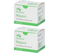 Mepore® Pansement non stérile auto-adhésif 7 cm x 2 m Roll Bandage(S) 2x1 pc(s)