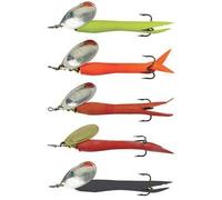 mepp'S Aglia leurres Spinners/- Mer Perche Pike truite saumon pour articles de pêche - Argent/fluoré/Jaune, 25g