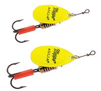 Mepps Aglia Set : 1 x Fluo Chartreuse Taille 0 + 1 x Fluo Chartreuse Taille 1