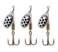 Mepps - Cuiller Speciale Peche a la Truite Aglia (Argent Points Noirs par 3, 1)