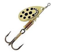 Mepps - Cuiller Speciale Peche a la Truite Aglia (Or Points Noirs par 1, 3)