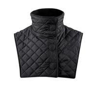 Mequou Écharpe thermique de moto coupe-vent, imperméable avec fixation adhésive pour une fixation facile, en tweed et feutre, chauffe-épaules | Cache-cou moto hiver pour ski, trajets quotidiens