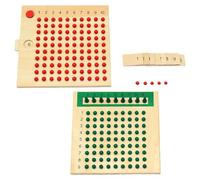 Mequou Planche de multiplication mathématique - Jeu d'apprentissage pour apprendre à manipuler les mathématiques - Pour les tout-petits à partir de 3 ans