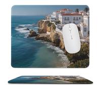 Mer À Faro, Portugal Mouse Pad Douce Tapis Souris Durable Tapis De Souris pour Bureau Maison Études 25X30Cm