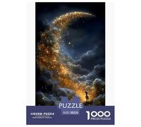 Mer de Nuages Puzzles 1000 Pièces Jeu De Défi Jouet Adultes Et Enfants Lumière d’étoile Jeu De Puzzle Défi Éducatif Lien Familial Cadeau Décoration Maison 38x26cm/1000pcs