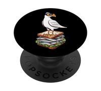 Mer du Nord Mer Baltique Mouettes Poissons Hereng Poissons PopSockets PopGrip Adhésif