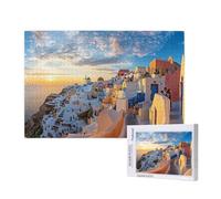 Mer Égée Puzzle 5000 Pièces Adultes Puzzle Coucher de soleil Classique,Activite Manuelle Adulte,Puzzles Jeu Stimulants,Puzzles impossible,Enjoy Activités de défi Familial pour Ies Soirées de Jeu,p782t