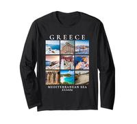 Mer Méditerranée Grèce en Langue Grecque Athènes Acropole Manche Longue