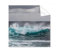 Mer Ocean Wave Science Nature Photo Lunettes Chiffon Chiffon de Nettoyage Cadeau Nettoyant pour écran de téléphone 5 pcs