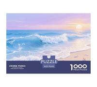 mer1000 Pièces Puzzlevague pour Adultes Jeu D'Intelligence Premium avec Défis Paysagedes QuatreSaisons 70x50cm/1000pcs