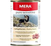 Mera Dog Pure Sensitive Meat 6x400g | Cœurs de volaille