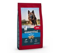 MERA Essential Active - Croquettes à la Volaille pour Chien Actif - Nourriture Saine pour Chien Sportif, avec Oméga 3 et Oméga 6 pour Peau et Pelage (12,5 kg)