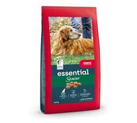 Mera Essential Senior Nourriture sèche pour Chien 12,5 kg - Nourriture sèche pour Chiens âgés de Toutes Races et Tailles - Omega-3 et oméga-6 pour Peau et Pelage Brillant - Dry Dog Food