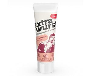 MERA Extrawurst Light - Saucisse de foie pour chien sans céréales - Tube de 75 g avec beaucoup de viande de volaille fraîche et peu de graisse - Friandises d'entraînement pour chiens et chiots adultes