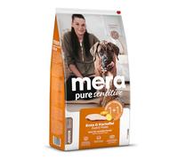 Mera Pure Sensitive Junior Nourriture pour Chiens de Grande Race au Canard et aux Pommes de Terre, 12,5 kg, sans céréales, monoprotéine Sensible, avec Colostrum et Protection articulaire