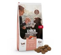 MERA Pure Sensitive Saumon & Riz, Nourriture sèche pour Chiens sensibles, croquettes à Base de Saumon et de Riz, Aliments secs pour Chien Adulte, sans blé ni Sucre (12,5 kg)