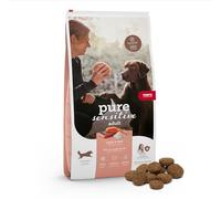 MERA Pure Sensitive Saumon & Riz, Nourriture sèche pour Chiens sensibles, croquettes de Saumon et de Riz, Nourriture pour Chien Adulte, sans blé ni Sucre (1 kg)