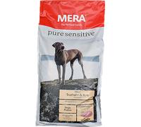 MERA Pure Sensitive Truthahn & Reis, nourriture sèche pour chiens sensibles, croquettes de dinde et de riz, nourriture pour chiens adultes, sans blé ni sucre (12,5 kg)