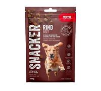 Mera Snacker bœuf (1 x 200 g), sans céréales, friandises Douces pour Chien pour l'entraînement ou comme collation, friandises charnues copieuses pour Tous Les Chiens