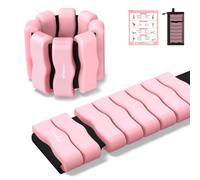 MERACH 1 Paire de Poignets et Chevilles Alourdies, 0,45 kg Chacun | Avec Guide d'Exercice et Sac, Idéal pour Pilates, Barre, Marche et Fitness à Domicile