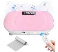 MERACH CV30 Pro Puissant Plateforme Vibrante | Haut-parleur Bluetooth, Conception Silencieuse, Surface en Silicone Confortable, Télécommande, Entraînement à Domicile