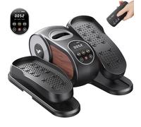 MERACH Elliptique de Bureau pour Maison, Mini Vélo Elliptique, Télécommande, Écran, Tapis Antidérapant, 8 à 12 Vitesses, Silencieux et Portable, Exerciseur de Pédales pour Seniors et Adultes