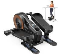 MERACH Mini vélo elliptique sous Bureau pour Maison et télétravail, Appareil d’Exercice des Jambes Assis ou Debout, pédalier Silencieux Portable, 8 Niveaux de résistance, écran LCD, Grandes pédales