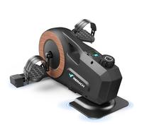 MERACH Pedalier D'Appartement, Mini Vélo D'Appartement, Pédalier Assis, Vélo Bureau Maison Extra Silencieux avec écran LCD et 8 Niveaux de Résistance Magnétique Intelligente pour Bras et Jambes