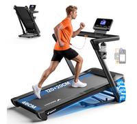 MERACH Tapis de Course Pliable Inclinable 0%-18%,1-14km/h,Tapis de Marche Électrique 3 en 1 avec Moteur Silencieux 3.5 HP,Walking Pad Charge Max 159KG Télécommande et APP pour Maison,Bureau