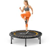 MERACH Trampoline Fitness - 102cm/122cm Mini Trampolines Pliables Charge maximale 330 LB, Trampoline Adulte Trampolines Interieur Silencieux