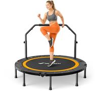 MERACH Trampoline Fitness - 102cm/122cm Mini Trampolines Pliables Charge maximale 330 LB, Trampolines Adulte Trampoline Interieur Silencieux