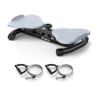 MERACH Twist Waist Board, Twist Disque de Taille avec 2 Élastiques de Résistance, Planche à Torsion Fitness pour l'Entraînement de la Taille＆Hanches, Faible Bruit, 136 KG Max pour Maison