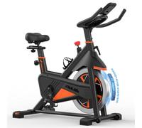 MERACH Vélo d'Appartement avec Résistance Magnétique, Siège Confortable Amélioré, Écran LCD, Support Tablette, Application Cardio-training