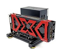 MerainMe Support de carte vidéo Support ATX Power Supply EXP GDC Station graphique PCI-E Extension Riser Cable DIY Aluminium Computer Graphics Card Holder