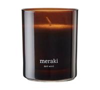 Meraki Bougie parfumée Meraki. 35 heures Bois foncé